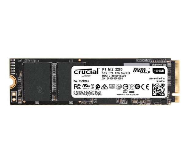 Crucial 1TB M.2 PCIe NVMe P1